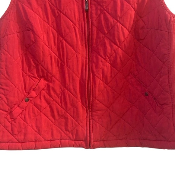 Croft & Barrow Women's 1X Pink Quilted Vest Casual Travel Fall Winter - Picture 5 of 12